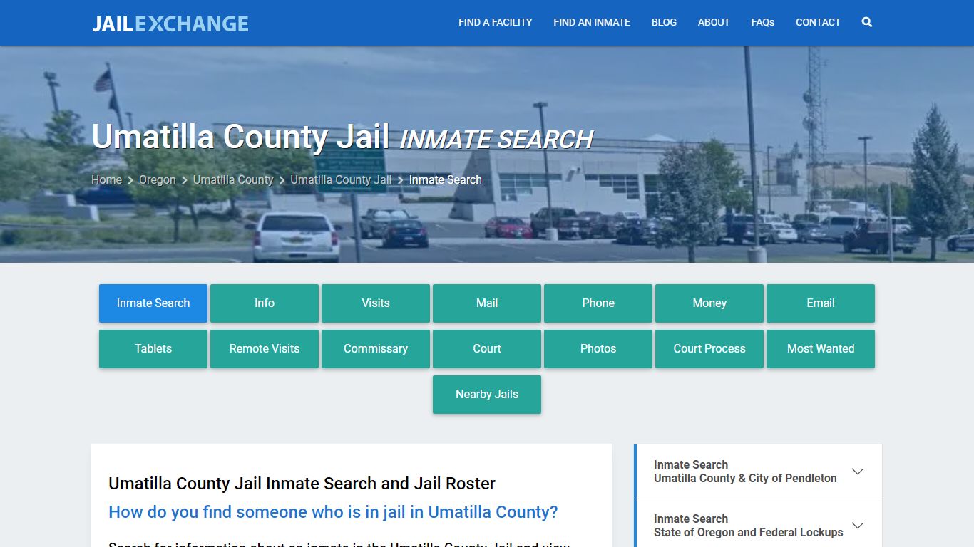 Inmate Search: Roster & Mugshots - Umatilla County Jail, OR - Jail Exchange